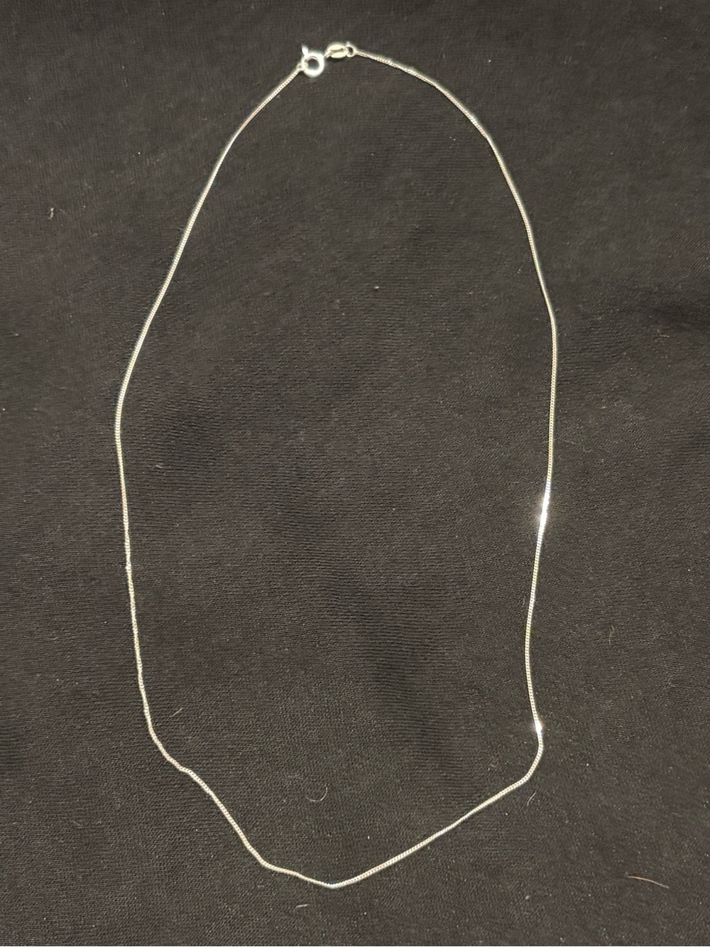 Sterling Silver Herringbone necklace
